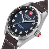 Swiss Military Hanowa Brown Leather Strap Men Watch SMWGA0001502