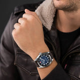 Swiss Military Hanowa Brown Leather Strap Men Watch SMWGA0001502