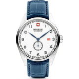 Swiss Military Hanowa Blue Leather Strap Men Watch SMWGB0000702