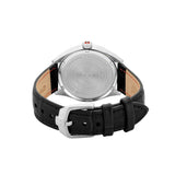Swiss Military Hanowa Roadrunner Black Dial And Leather Strap Men Watch SMWGB2200104
