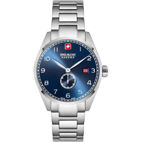 Swiss Military Hanowa Silver Stainless Steel Strap Men Watch SMWGH0000705