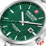 Swiss Military Hanowa Green Dial Stainless Steel Strap Men's Watch SMWGH0006101