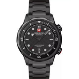 Swiss Military Hanowa Black Stainless Steel Strap Men's Watch SMWGH0006431