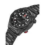 Swiss Military Hanowa Black Stainless Steel Strap Men's Watch SMWGH0006431