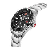 Swiss Military Hanowa Offshore Diver II Silver Stainless Steel Strap Men Watch SMWGH2200301