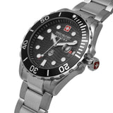 Swiss Military Hanowa Offshore Diver II Silver Stainless Steel Strap Men Watch SMWGH2200301