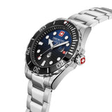 Swiss Military Hanowa Offshore II Silver Stainless Steel Strap Men Watch SMWGH2200302
