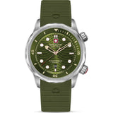 Swiss Military Hanowa Breakwater Green Silicone Strap Men's Watch SMWGN0006402