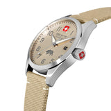 Swiss Military Hanowa Beige Nylon Strap Men Watch SMWGN2102301