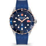 Swiss Military Hanowa Offshore Diver II Blue Rubber Strap Men Watch SMWGN2200361