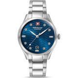 Swiss Military Hanowa Manta Blue Dial Stainless Steel Strap Women's Watch SMWLH0005302