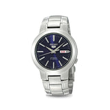 Seiko 5 Blue Dial Silver Stainless Steel Strap Unisex Watch SNKA05K1P