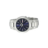 Seiko 5 Blue Dial Silver Stainless Steel Strap Unisex Watch SNKA05K1P