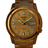 SEIKO 5 SNKK20K1P GOLD STAINLESS STEEL MEN'S WATCH