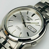 Seiko 5 Silver Stainless Steel Strap Men Watch SNKK65K1P