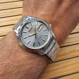 Seiko 5 Silver Stainless Steel Strap Men Watch SNKK67K1P