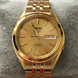 SEIKO 5 SNKL28K1P GOLD STAINLESS STEEL MEN'S WATCH