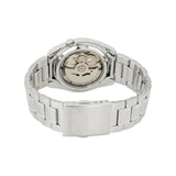 Seiko 5 White Dial Silver Stainless Steel Strap Men Watch SNKL51K1P