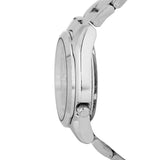 Seiko 5 Black Dial Silver Stainless Steel Strap Men Watch SNKL55K1P