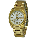 SEIKO 5 SNKL58K1 AUTOMATIC STAINLESS STEEL MEN'S GOLD WATCH