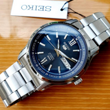 Seiko 5 Silver Stainless Steel Strap Men Watch SNKP17K1P