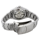 Seiko 5 Black Dial Silver Stainless Steel Strap Men Watch SNZB23J1P