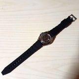 Seiko 5 Black Dial & Rubber Strap Men Watch SNZB33J2P