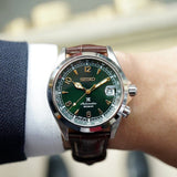 Seiko Prospex Alpinist Brown Leather Strap Men Watch SPB121J1P