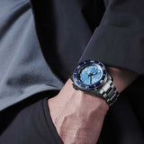 Seiko Prospex Light Blue Dial Silver Stainless Steel Strap Men Watch SPB299J1P