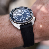 Seiko Prospex Sea Black Silicone Strap Men Watch SPB317J1P