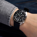 Seiko Prospex Sea Black Silicone Strap Men Watch SPB317J1P