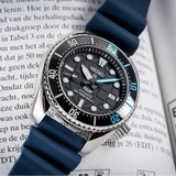 Seiko Prospex Sea Blue Silicone Strap Men Watch SPB325J1P
