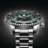 Seiko Prospex GMT Green Dial Silver Stainless Steel Strap Men Watch SPB381J1