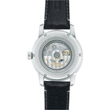 Seiko Presage White Dial Black Leather Strap Men Watch SPB393J1