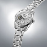 Seiko Presage Automatic White Dial Silver Stainless Steel Strap Men Watch SPB415J1