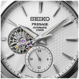 Seiko Presage Automatic White Dial Silver Stainless Steel Strap Men Watch SPB415J1