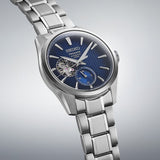 Seiko Presage Blue Dial Silver Stainless Steel Strap Men Watch SPB417J1