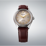Seiko Presage Brown Leather Strap Men's Watch - Date Display | SPB529J1