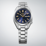 Seiko 5 Sports Silver Stainless Steel Strap Women's Watch - Blue Dial | SRE021K1