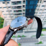 Seiko Presage Blue Dial and Leather Strap Men Watch SRPB43J1P