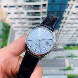 Seiko Presage Blue Dial and Leather Strap Men Watch SRPB43J1P