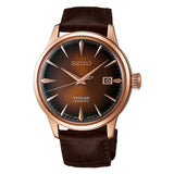 Seiko Presage Brown Dial Leather Strap Men Watch SRPB46J1P
