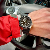 Seiko Prospex Black Dial Silicone Strap Men Watch SRPE93K1P