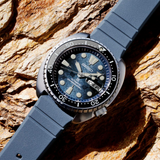 Seiko Prospex Blue Silicone Strap Men Watch SRPF77K1P