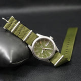 Seiko 5 Green Dial Nylon Strap Men Watch SRPG33K1P