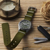 Seiko 5 Green Dial Nylon Strap Men Watch SRPG33K1P