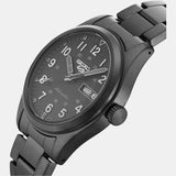 Seiko 5 Black Dial Stainless Steel Strap Men Watch SRPJ09K1P
