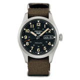 Seiko 5 Sports Automatic Dark Brown Nylon Strap Men's Watch SRPJ85K1P
