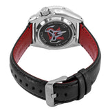 Seiko 5 Green Dial Black Leather Strap Men Watch SRPJ91K1P