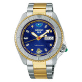 Seiko 5 Blue Dial Two-Tone Stainless Steel Strap Men Watch SRPK02K1